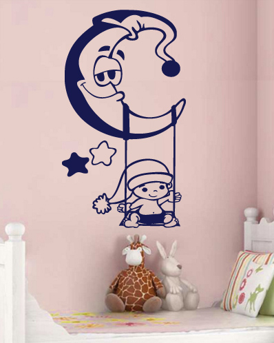 columpiándose con la luna