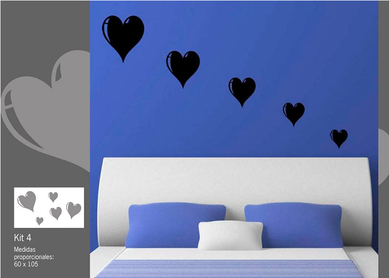 kit 4 - corazones
