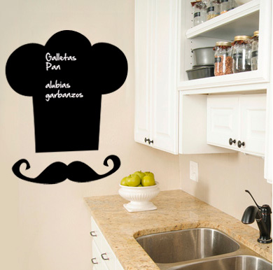 Gorro cocinero pizarra