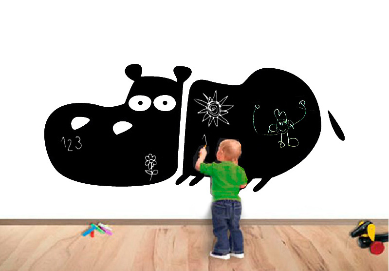 Hipopótamo uno pizarra