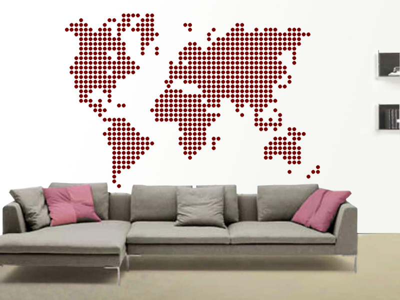 mapa mundi puntos