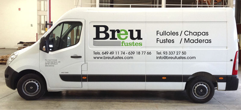 Furgoneta Breu Fustes